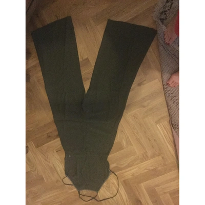 Pre-owned Reformation Jumpsuit In Khaki