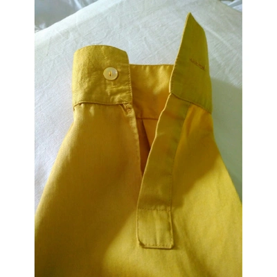 Pre-owned Max Mara Shirt In Yellow