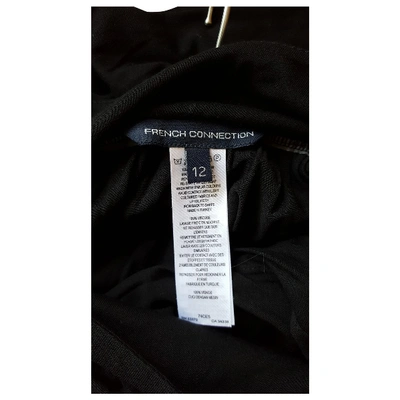 Pre-owned French Connection Carot Trousers In Black