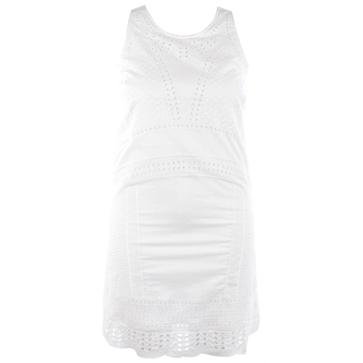 Pre-owned Lala Berlin White Cotton Dress