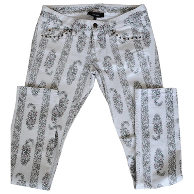 Pre-owned Isabel Marant Slim Pants In White