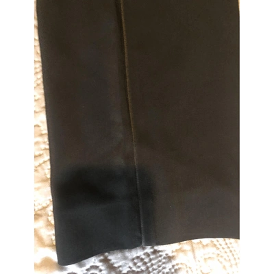 Pre-owned Celine Straight Pants In Black