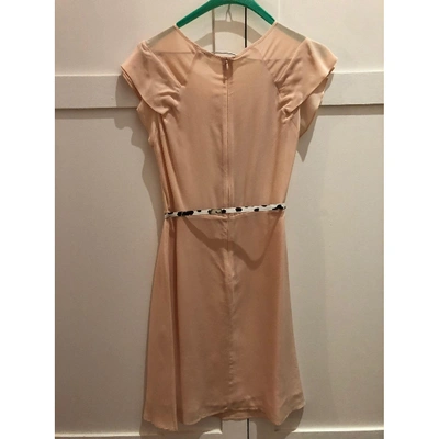 Pre-owned Claudie Pierlot Pink Silk Dress