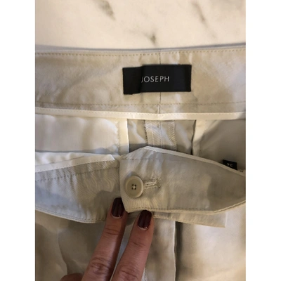 Pre-owned Joseph Linen Short Pants In Grey