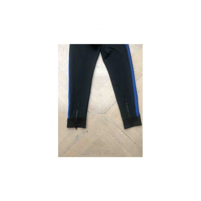 Pre-owned Etre Cecile Trousers In Black