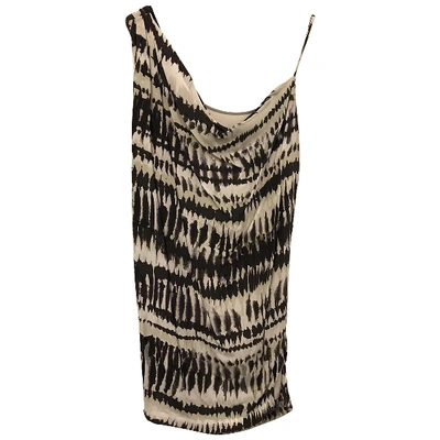 Pre-owned Tiger Of Sweden Silk Mini Dress In Multicolour