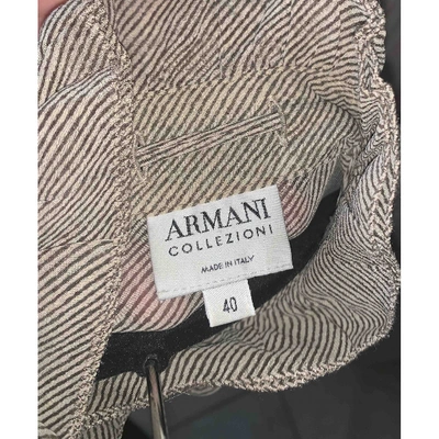 Pre-owned Giorgio Armani Silk Blouse In Multicolour