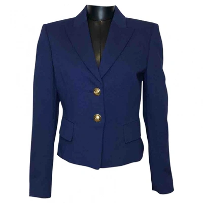 Pre-owned Emilio Pucci Suit Jacket In Navy