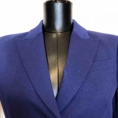 Pre-owned Emilio Pucci Suit Jacket In Navy