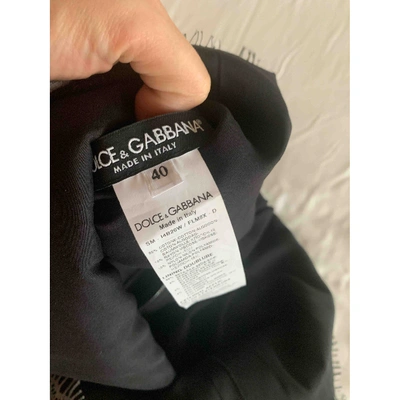 Pre-owned Dolce & Gabbana Mini Skirt In Grey