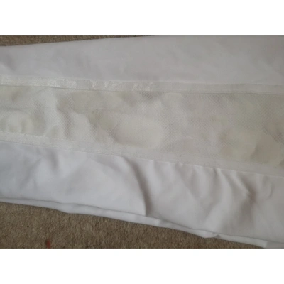 Pre-owned Lululemon White Synthetic Trousers