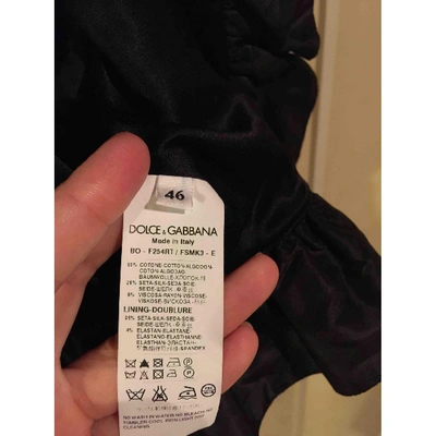 Pre-owned Dolce & Gabbana Short Vest In Black