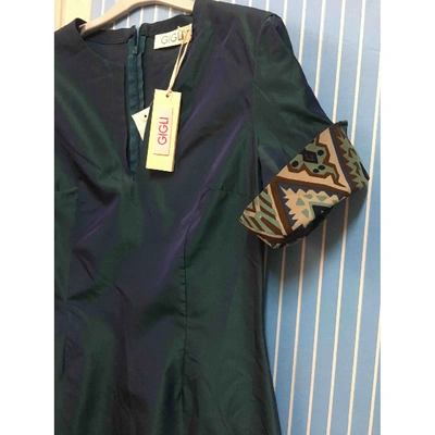 Pre-owned Romeo Gigli Mid-length Dress In Green