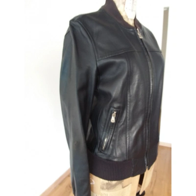 Pre-owned Dolce & Gabbana Leather Leather Jacket In \n