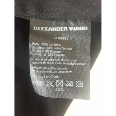 Pre-owned Alexander Wang Blue Leather Tops