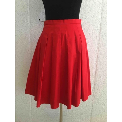 Pre-owned Dior Dress In Red