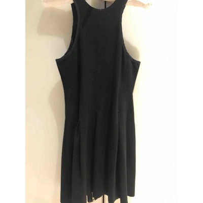 Pre-owned Maje Mini Dress In Black