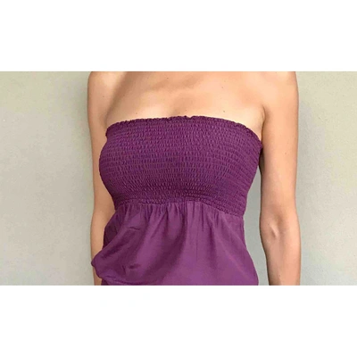 Pre-owned Jucca Jumpsuit In Purple