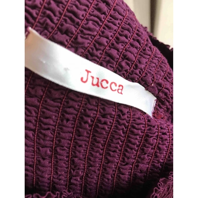 Pre-owned Jucca Jumpsuit In Purple