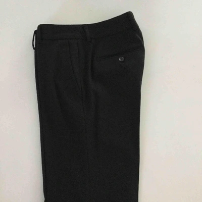 Pre-owned Tonello Black Wool Trousers