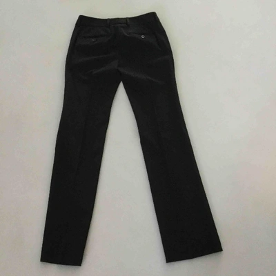 Pre-owned Tonello Black Wool Trousers
