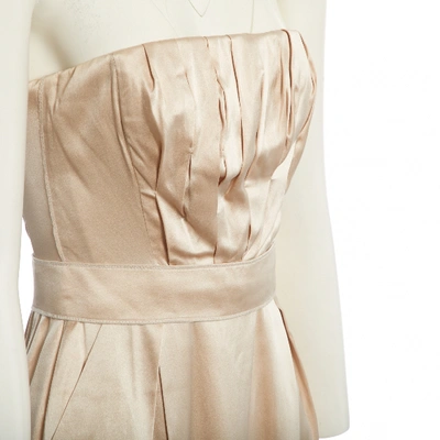 Pre-owned Dolce & Gabbana Mid-length Dress In Beige