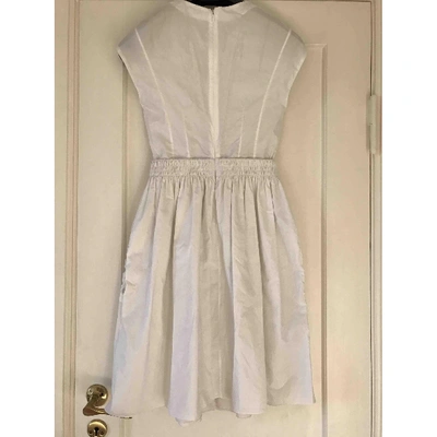 Pre-owned Carven Mini Dress In White