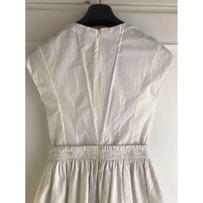 Pre-owned Carven Mini Dress In White