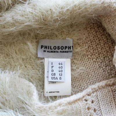 Pre-owned Philosophy Di Alberta Ferretti Wool Knitwear In Beige