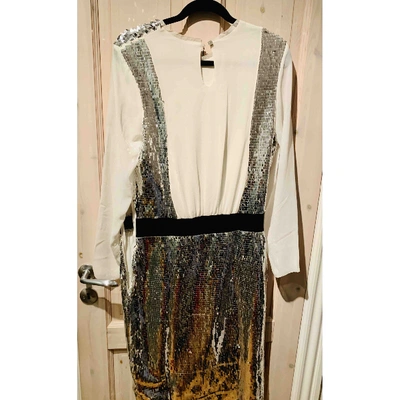 Pre-owned By Malene Birger Grey Glitter Dress