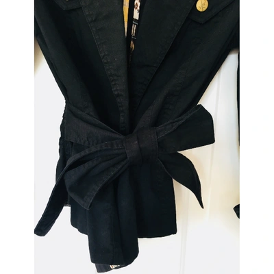 Pre-owned Diane Von Furstenberg Jacket In Black