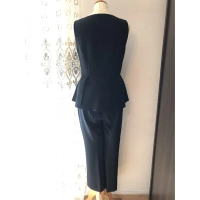 Pre-owned Miu Miu Trousers In Black