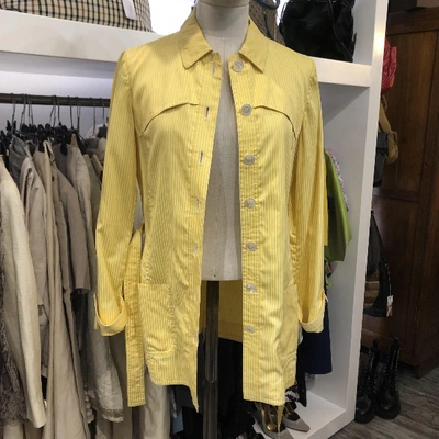 Pre-owned Valentino Jacket In Yellow