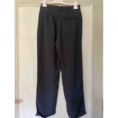 Pre-owned American Vintage Trousers In Anthracite