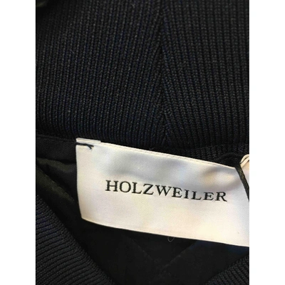 Pre-owned Holzweiler Navy Viscose Knitwear