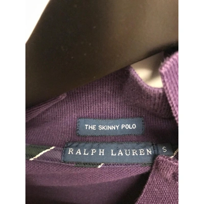 Pre-owned Ralph Lauren Purple Cotton Top