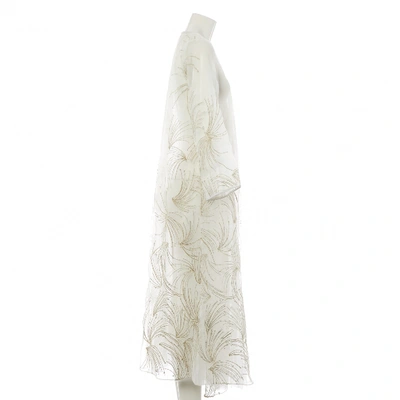 Pre-owned Razan Alazzouni Maxi Dress In White