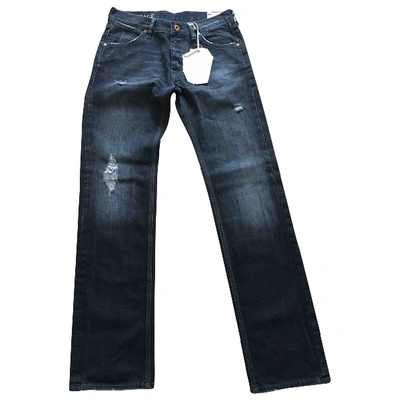 Pre-owned Mauro Grifoni Straight Jeans In Grey