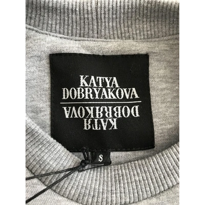 Pre-owned Katya Dobryakova Grey Cotton Knitwear