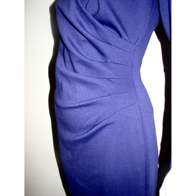 Pre-owned Dkny Mid-length Dress In Purple