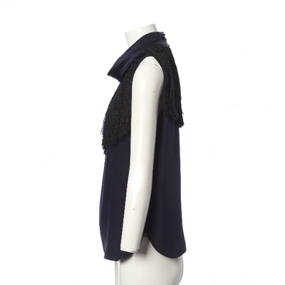 Pre-owned Altuzarra Silk Waistcoat In Blue