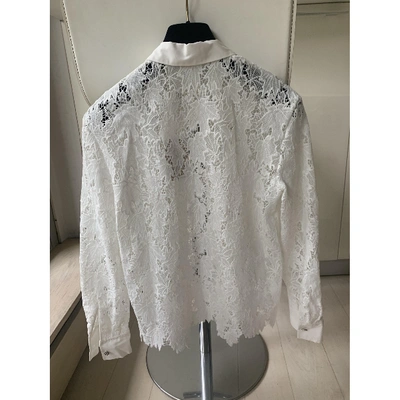 Pre-owned Paul & Joe Sister Lace Blouse In White