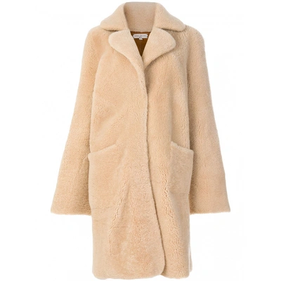 Pre-owned Natasha Zinko Beige Shearling Coat