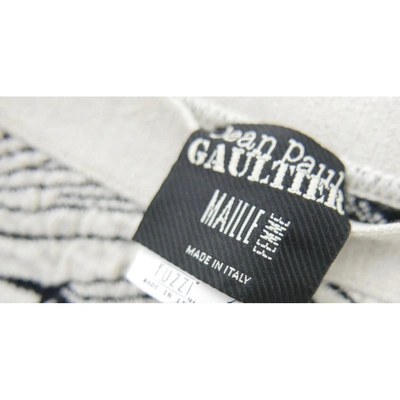 Pre-owned Jean Paul Gaultier Wool Mid-length Skirt In Grey