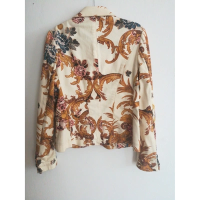 Pre-owned Just Cavalli Gold Cotton Jacket