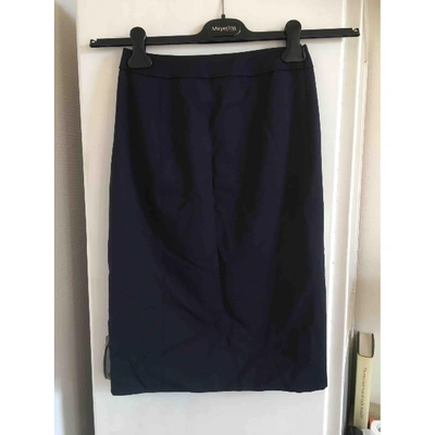 Pre-owned Stephan Schneider Blue Wool Skirt