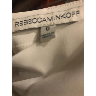 Pre-owned Rebecca Minkoff Mini Dress In White