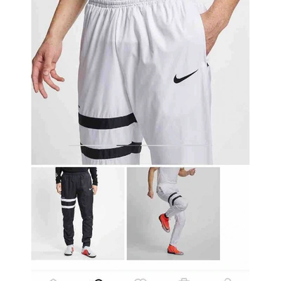 Pre-owned Nike Trousers In White