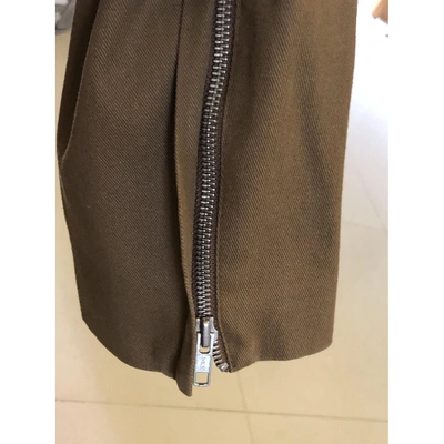 Pre-owned Armani Exchange Trench Coat In Brown