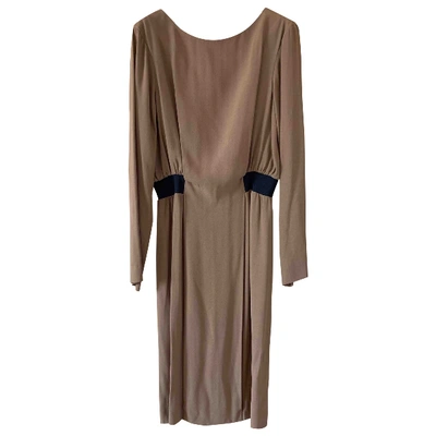 TRUSSARDI Pre-owned Mid-length Dress In Brown